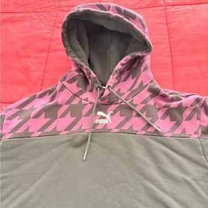 Puma Purple and Gray Hoodie